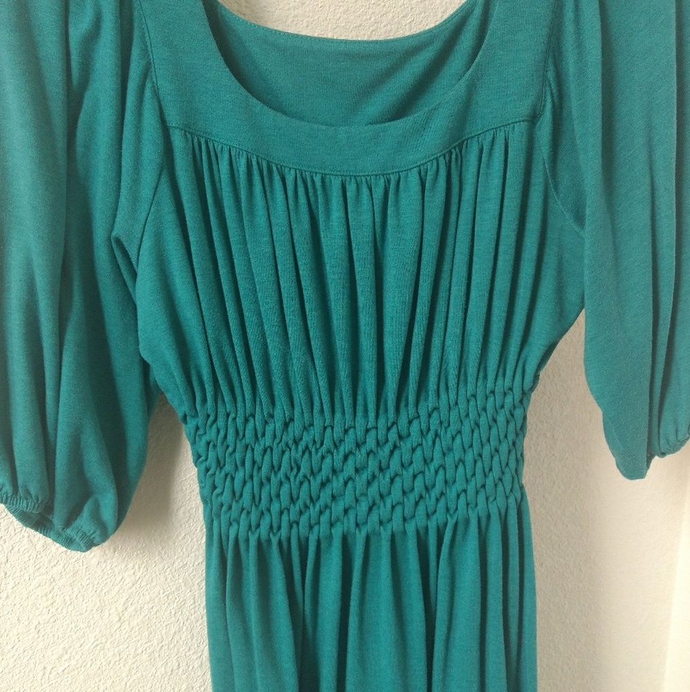 Teal dress